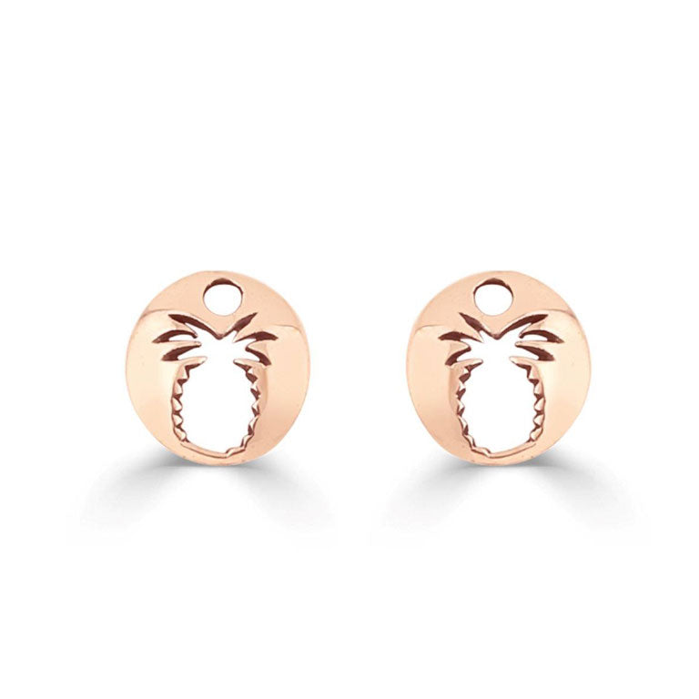 9ct Rose Gold Pineapple Earring Charms