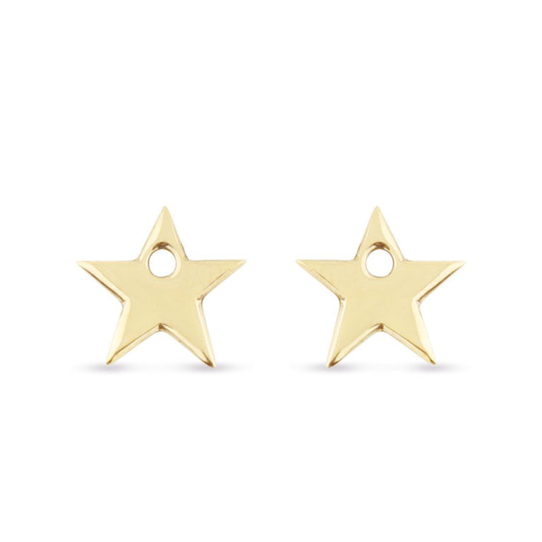 9ct Gold Star Earring Charms