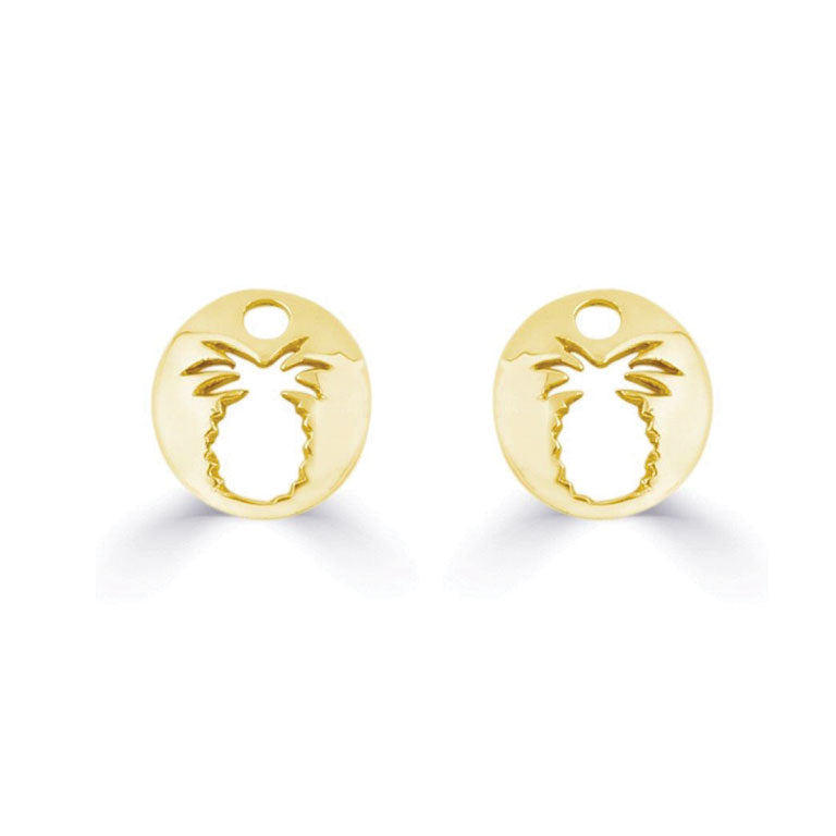 9ct Gold Pineapple Earring Charms