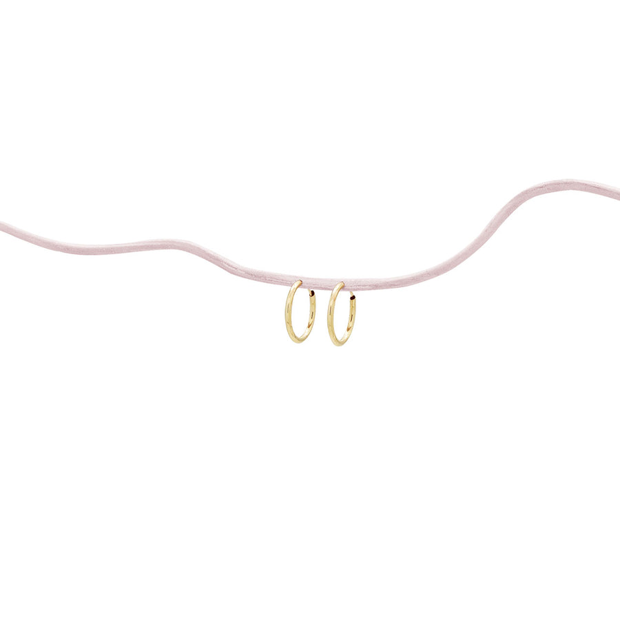 Baby Shay Yellow Gold Hoops